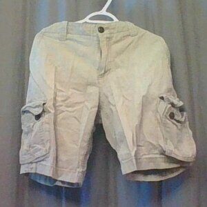 Men's tan cargo shorts